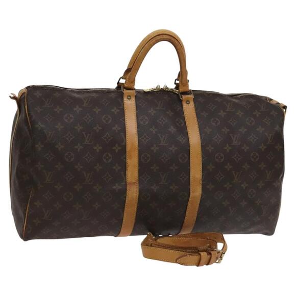 LOUIS VUITTON Monogram Keepall Bandouliere 55 Boston Bag M41414 - Picture 1 of 16